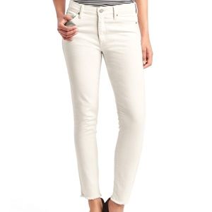 GAP TRUE SKINNY ANKLE 33R WHITE